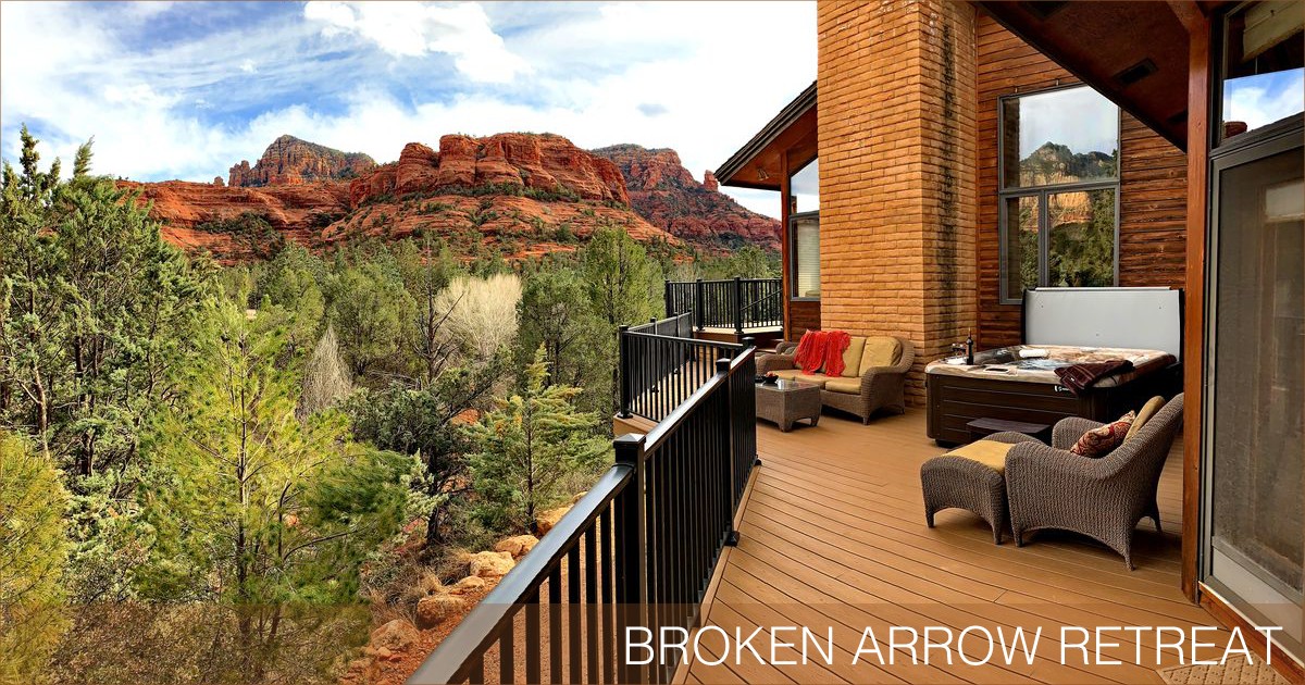 Broken Arrow Retreat Sedona Vacation Rental Red Rock Realty 1218