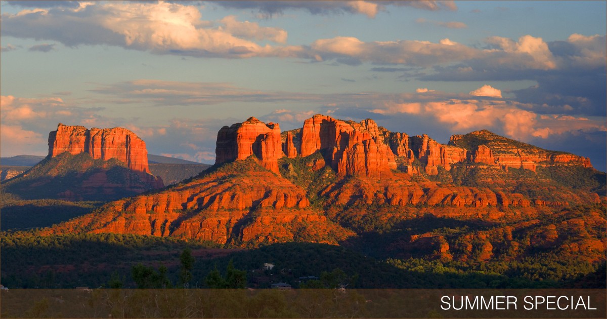 Sedona Vacation Rentals Summer Special Red Rock Realty 3431